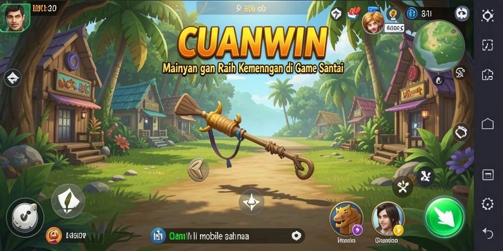 Screenshot menunjukkan pemain menikmati gameplay yang seru di CUANWIN.