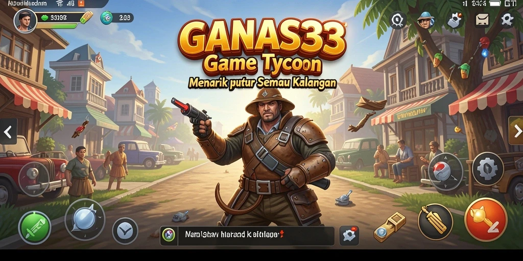 Tampilan menarik dari gameplay <strong>GANAS33</strong> yang penuh strategi Tycoon.