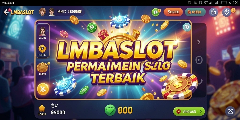 Screenshot utama LMBASLOT menampilkan gameplay seru dan interaktif.