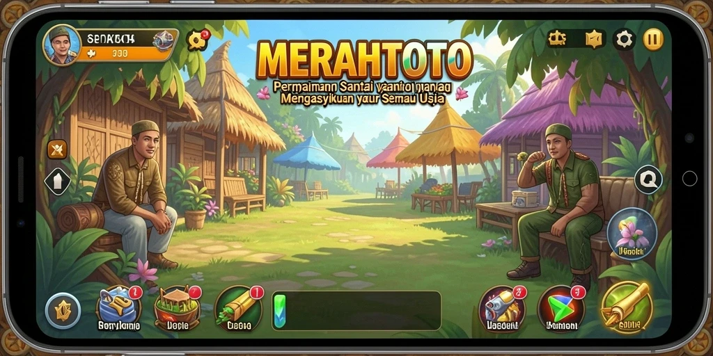 Tangkapan layar MERAHTOTO menampilkan gameplay yang menyenangkan dan penuh warna.