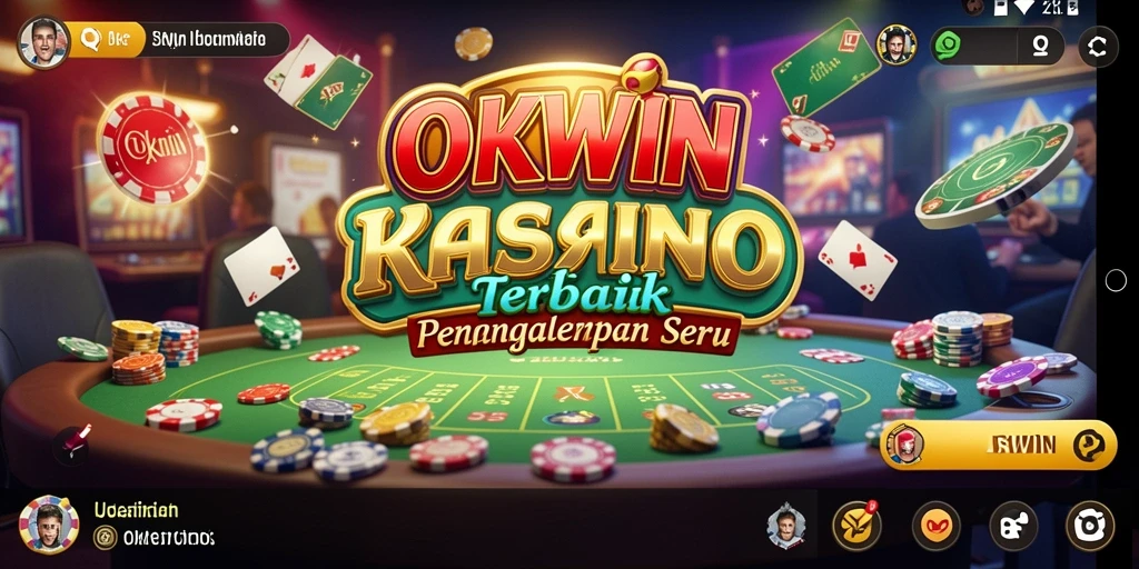Screenshot gameplay OKWIN yang menampilkan aksi seru permainan Kasino.