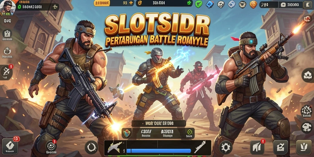 Tangkapan layar gameplay <strong>SLOTSIDR</strong> menunjukkan aksi pertempuran yang mendebarkan.