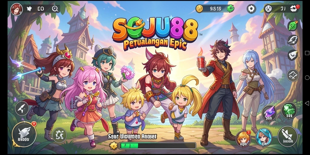 Tampilan menarik dan seru dari gameplay SOJU88.