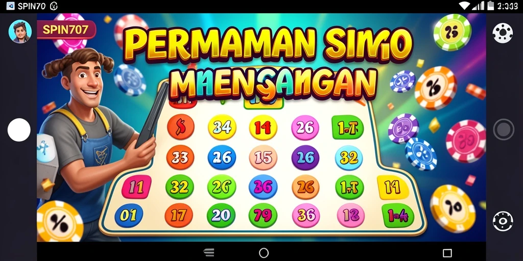 Gameplay seru Bingo di SPIN707 dengan desain menarik.