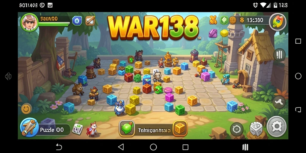 Tampilan gameplay seru dari WAR138 yang menantang otak.